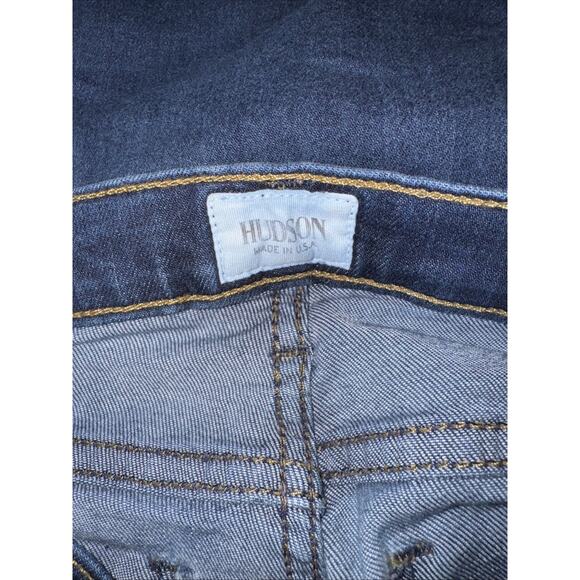 Hudson Nico Super Skinny Midrise Dark Jeans Size 28 - Picture 11 of 13